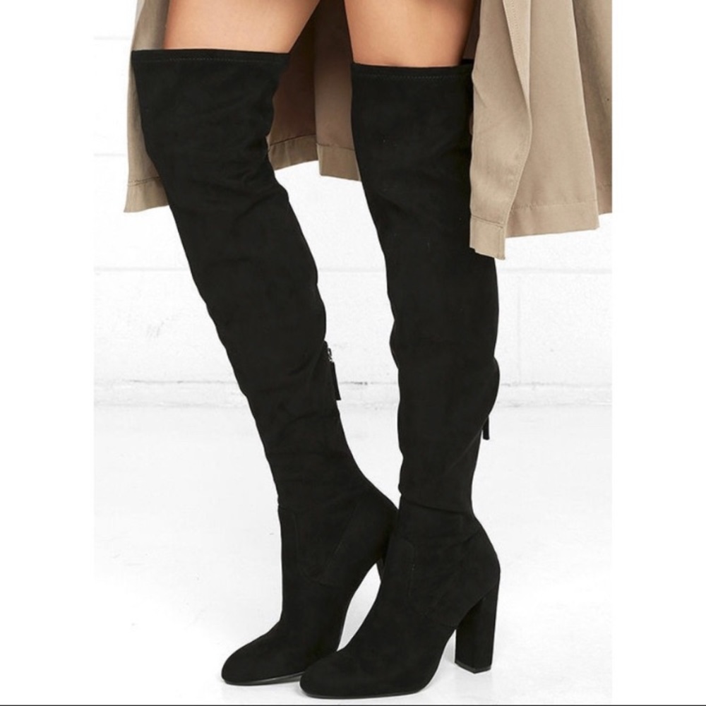 Steve Madden black Emotions boot sz9